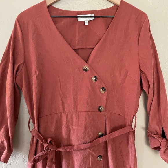 Party Dress Burnt Orange - Picture 3 of 10